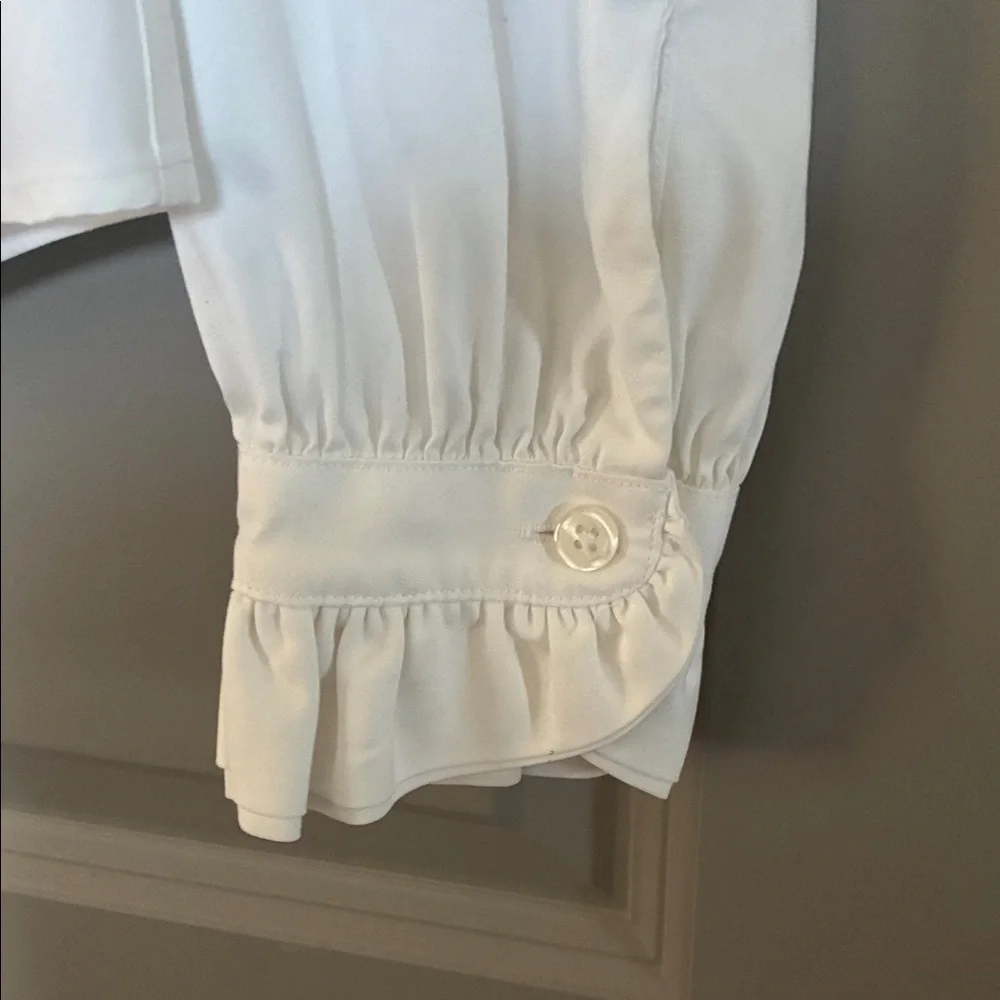 Brooks Brothers Cream Button-Up Blouse - Picture 8 of 8